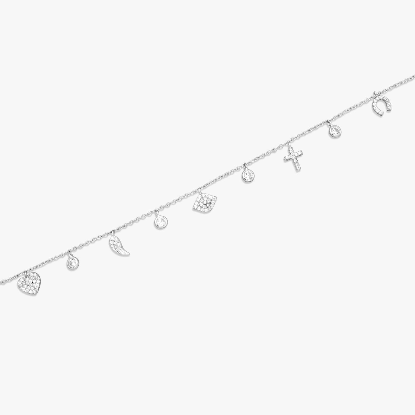 Multi-Charm Dangle Bracelet