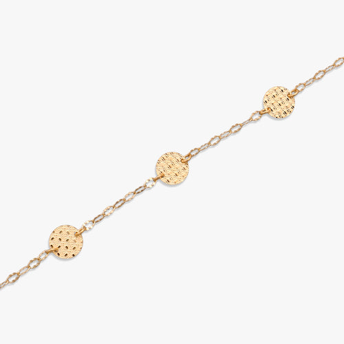 Load image 1 in gallery view. Silver Bead Charm Bracelet