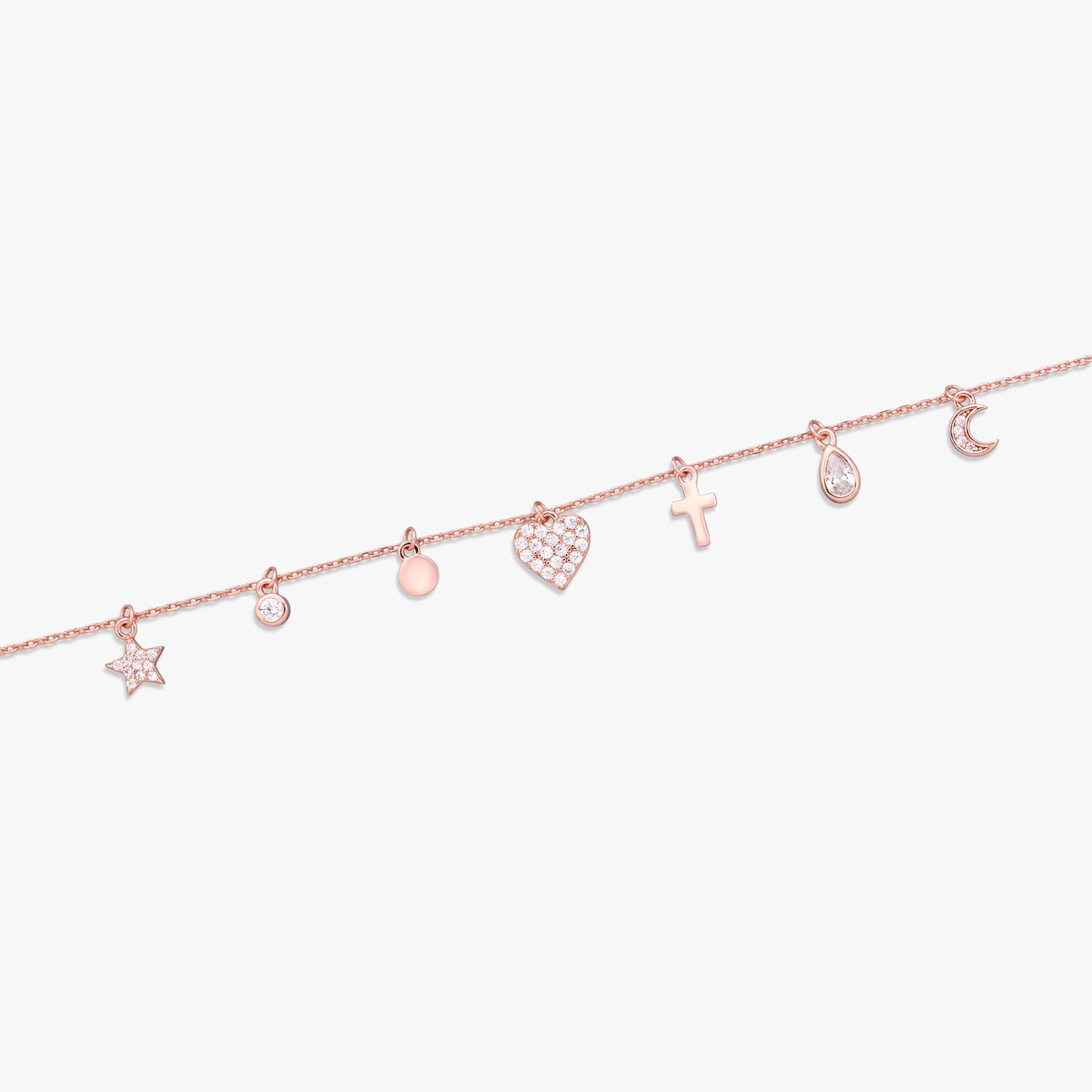 Elegant Multi-Charm Bracelet