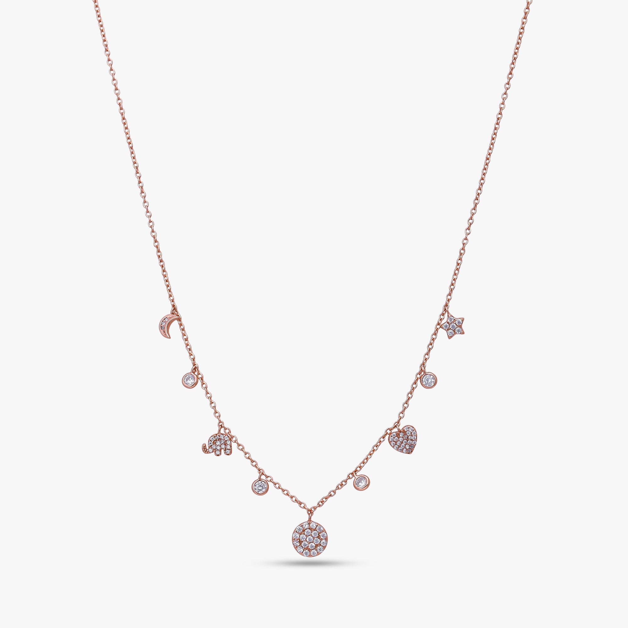 Bohemian Moon & Star Necklace