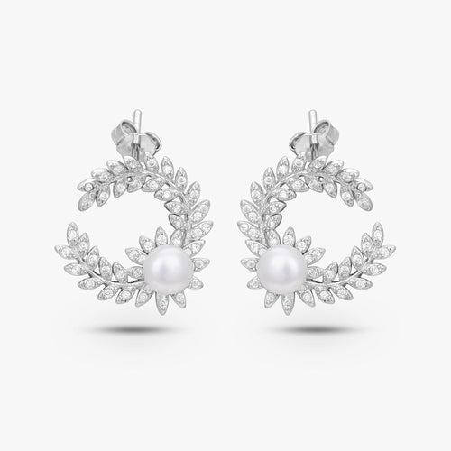 Load image 1 in gallery view. Frosted Pearl Halo Set