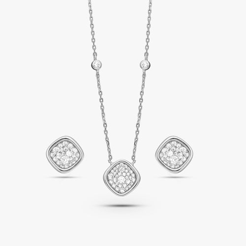 Load image 1 in gallery view. Cushion-Cut Halo Set