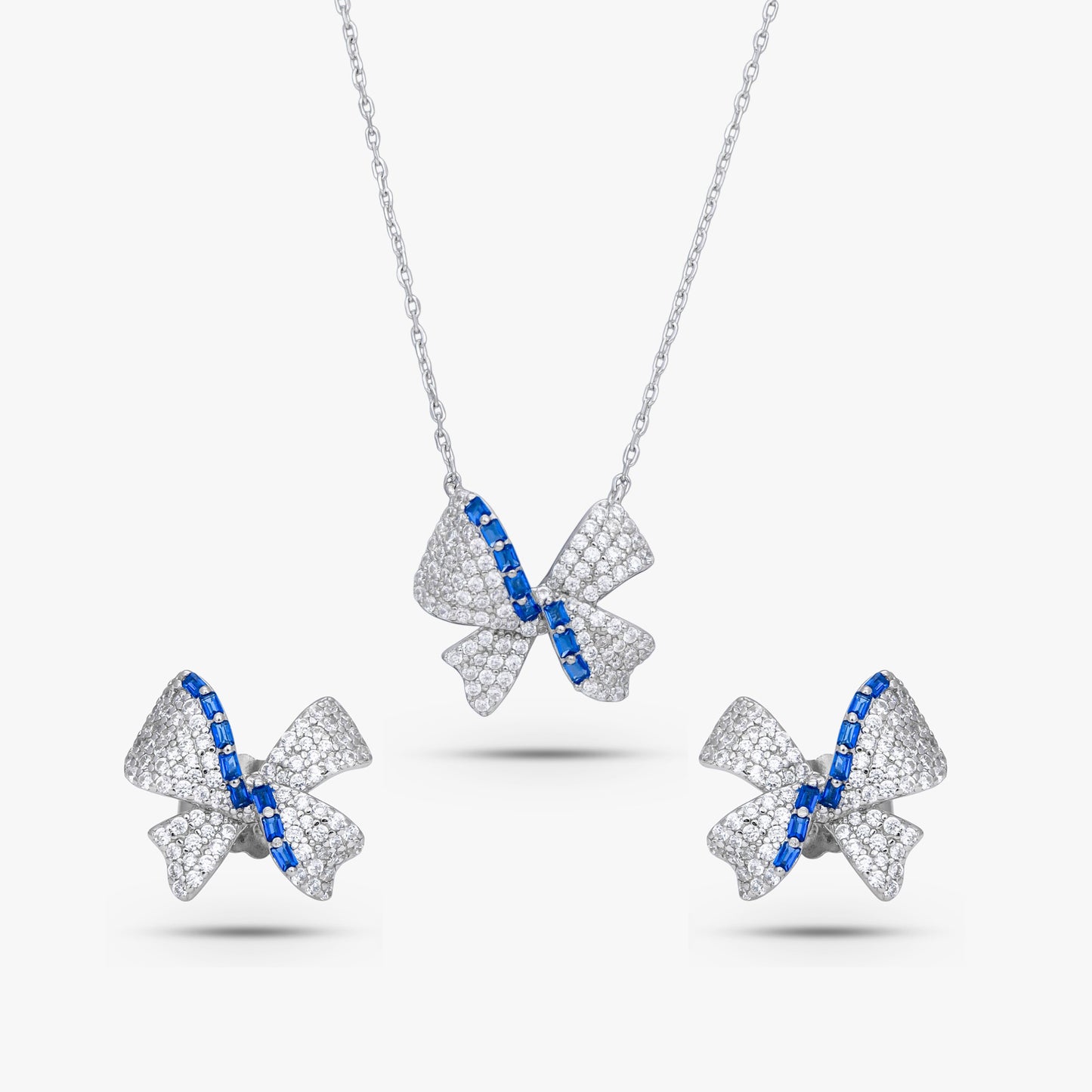 Sapphire Blue Bow