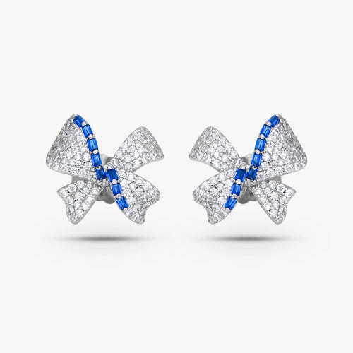 Load image 1 in gallery view. Sapphire Blue Bow
