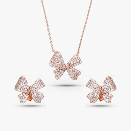Load image 1 in gallery view. Rose Radiance Bow Set