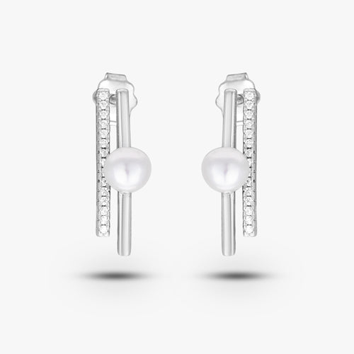 Load image 1 in gallery view. The Linear Pearl Drop Set