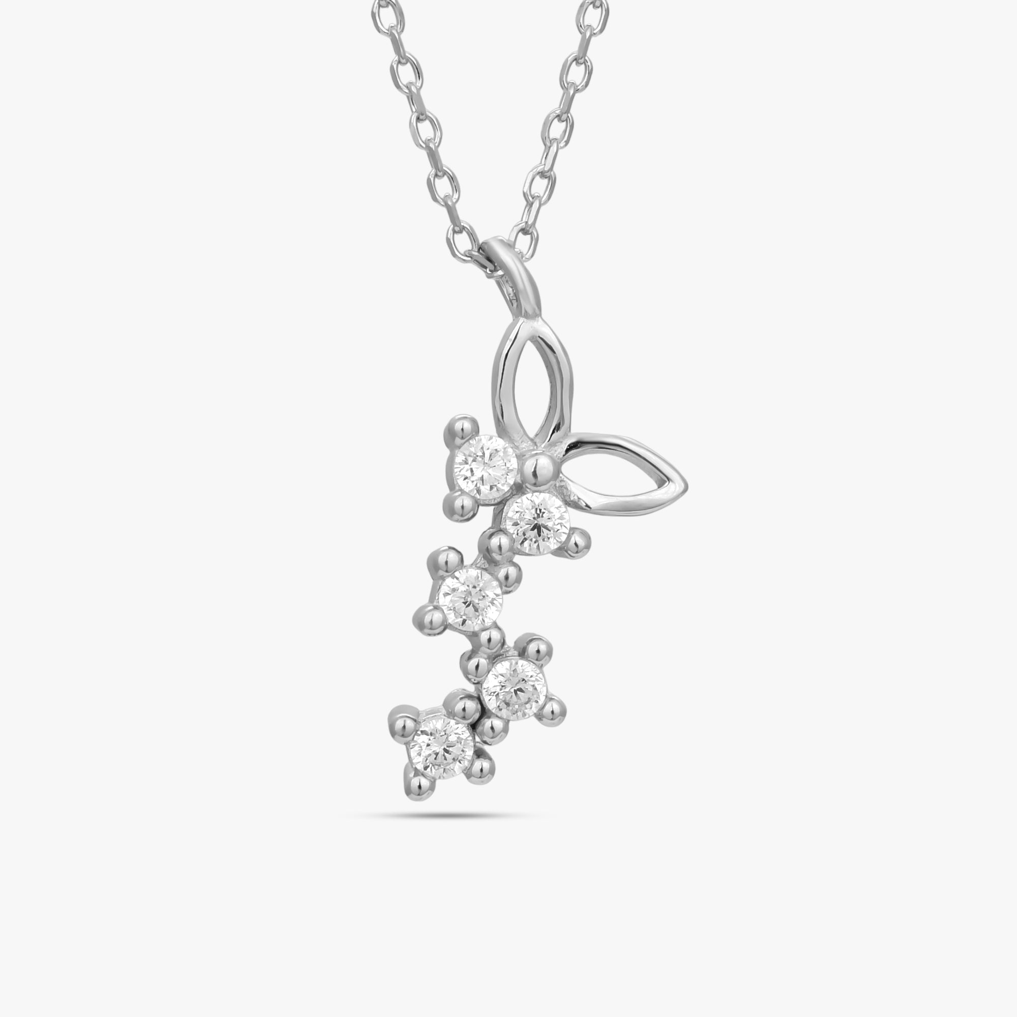 Blossom Spark Diamond Pendant
