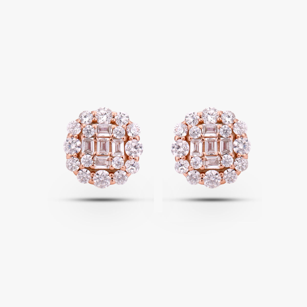 Rose Radiance Statement Studs
