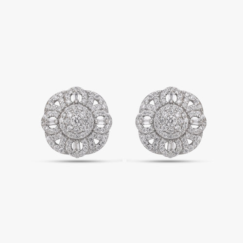 Load image 1 in gallery view. Victoria Grand Halo Studs