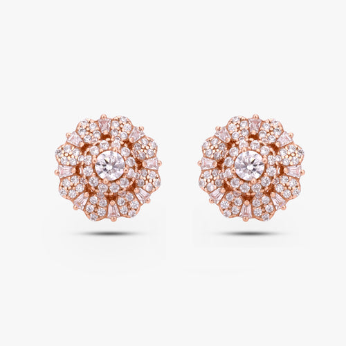 Load image 1 in gallery view. Stellar Halo Solitaire Earrings