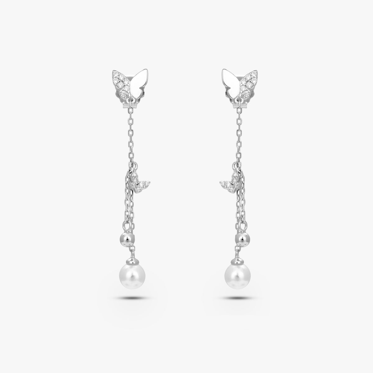 Butterfly Chain Earrings