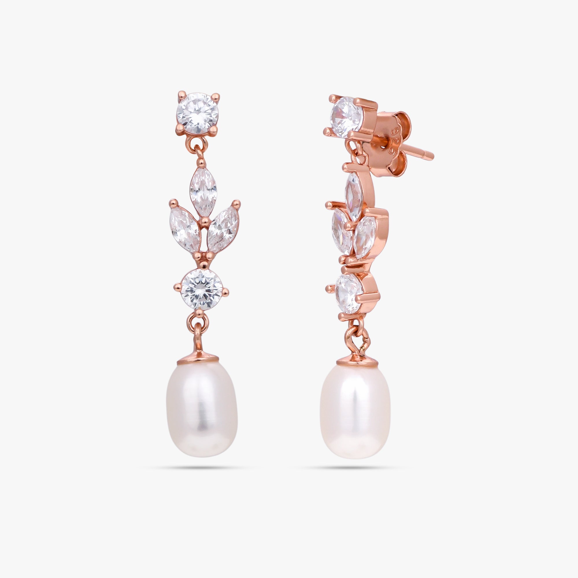 Marquise Vine Pearl Drops