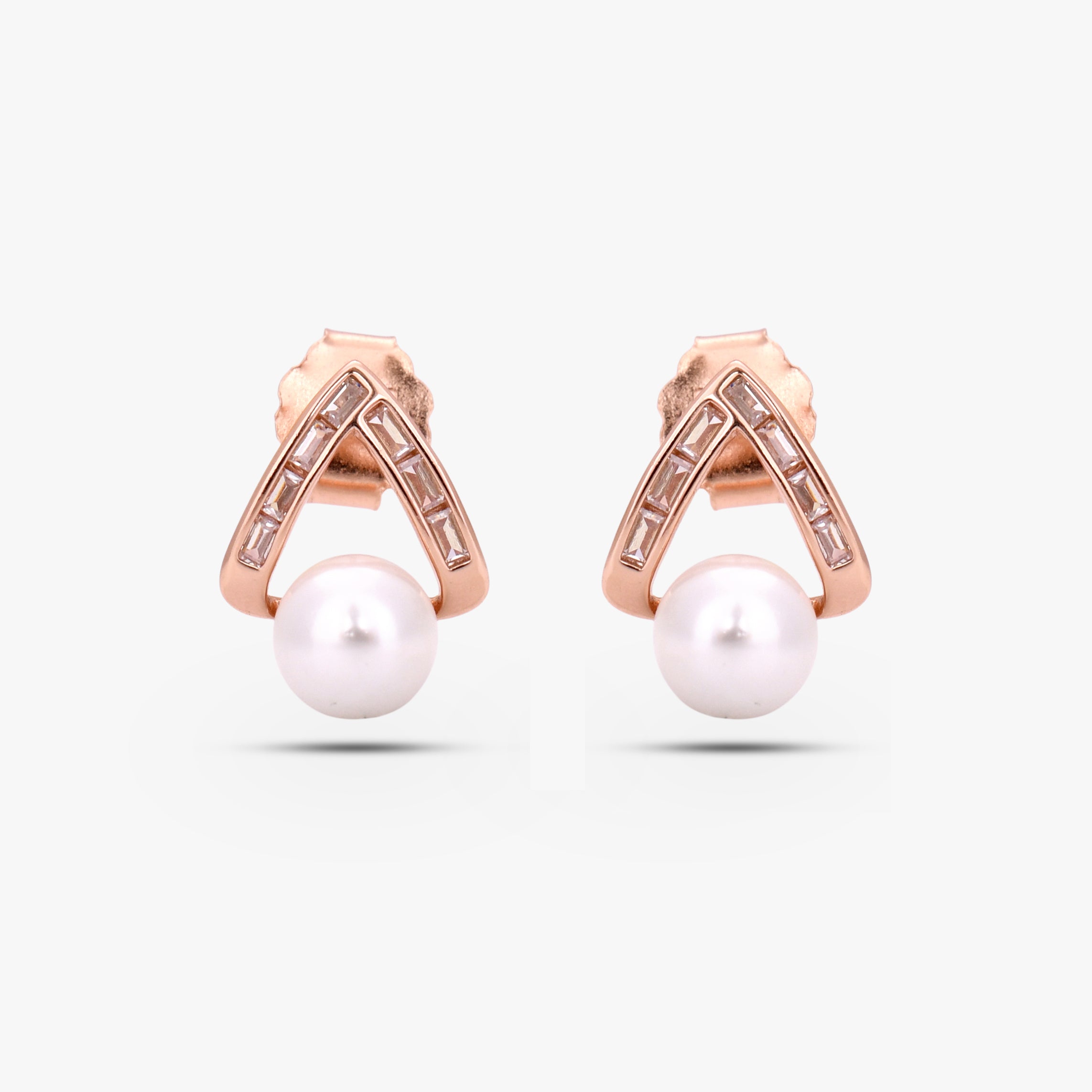 Chevron Halo Earrings