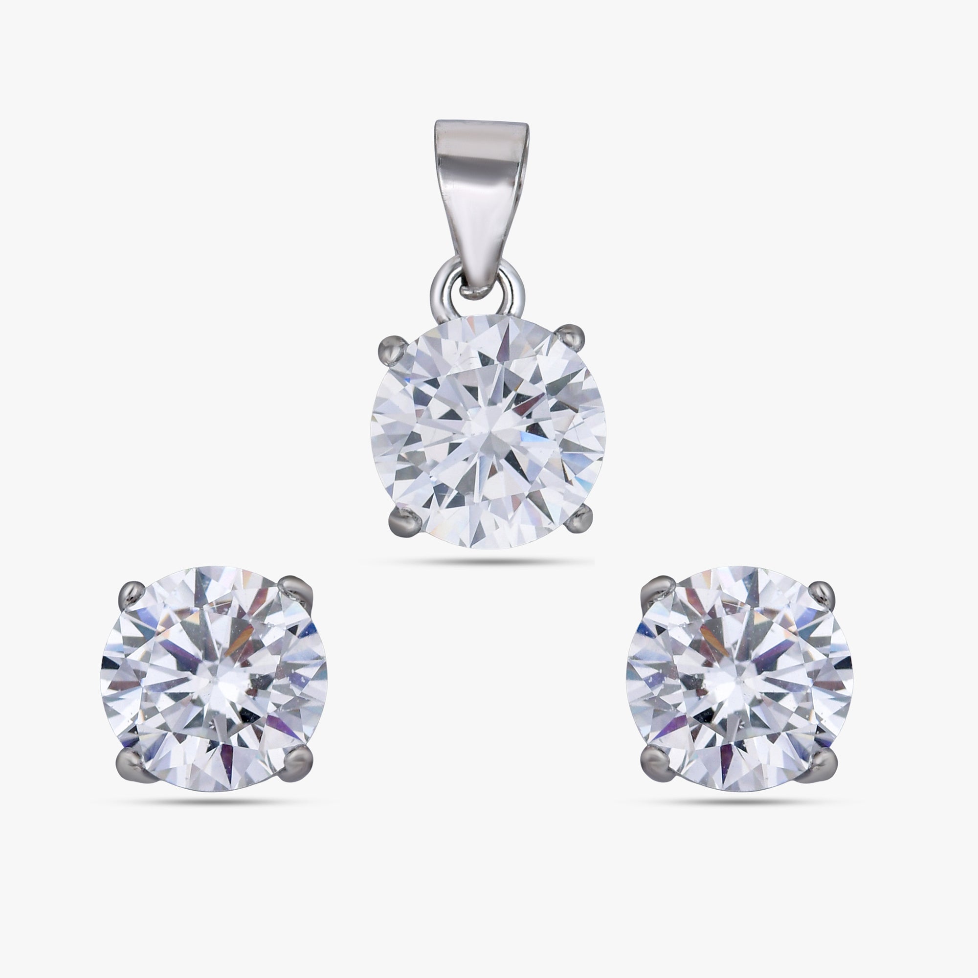 Timeless Round Solitaire Set
