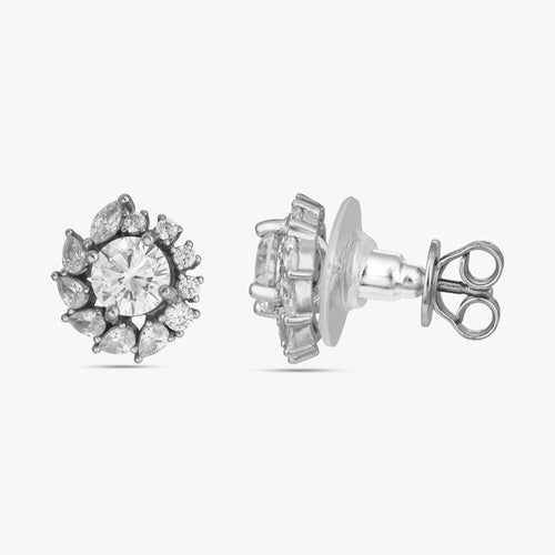 Load image 1 in gallery view. Floral Halo Solitaire Set