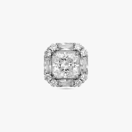 Load image 1 in gallery view. Royal Emerald-Cut Halo