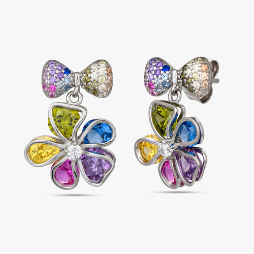 Load image 1 in gallery view. Prism Petal Ribbon Studs