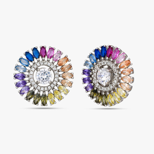 Load image 1 in gallery view. Cosmic Aurora Star Studs