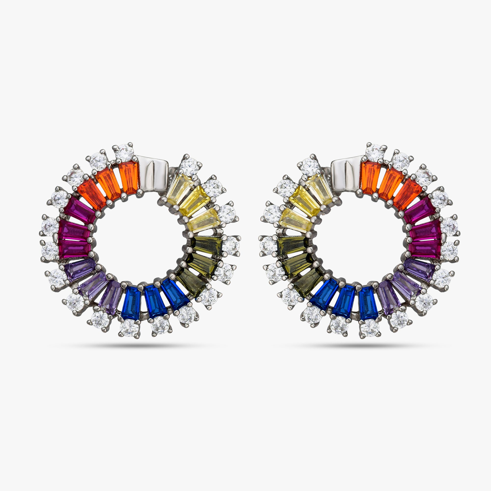 Stellar Spectrum Wreath Studs