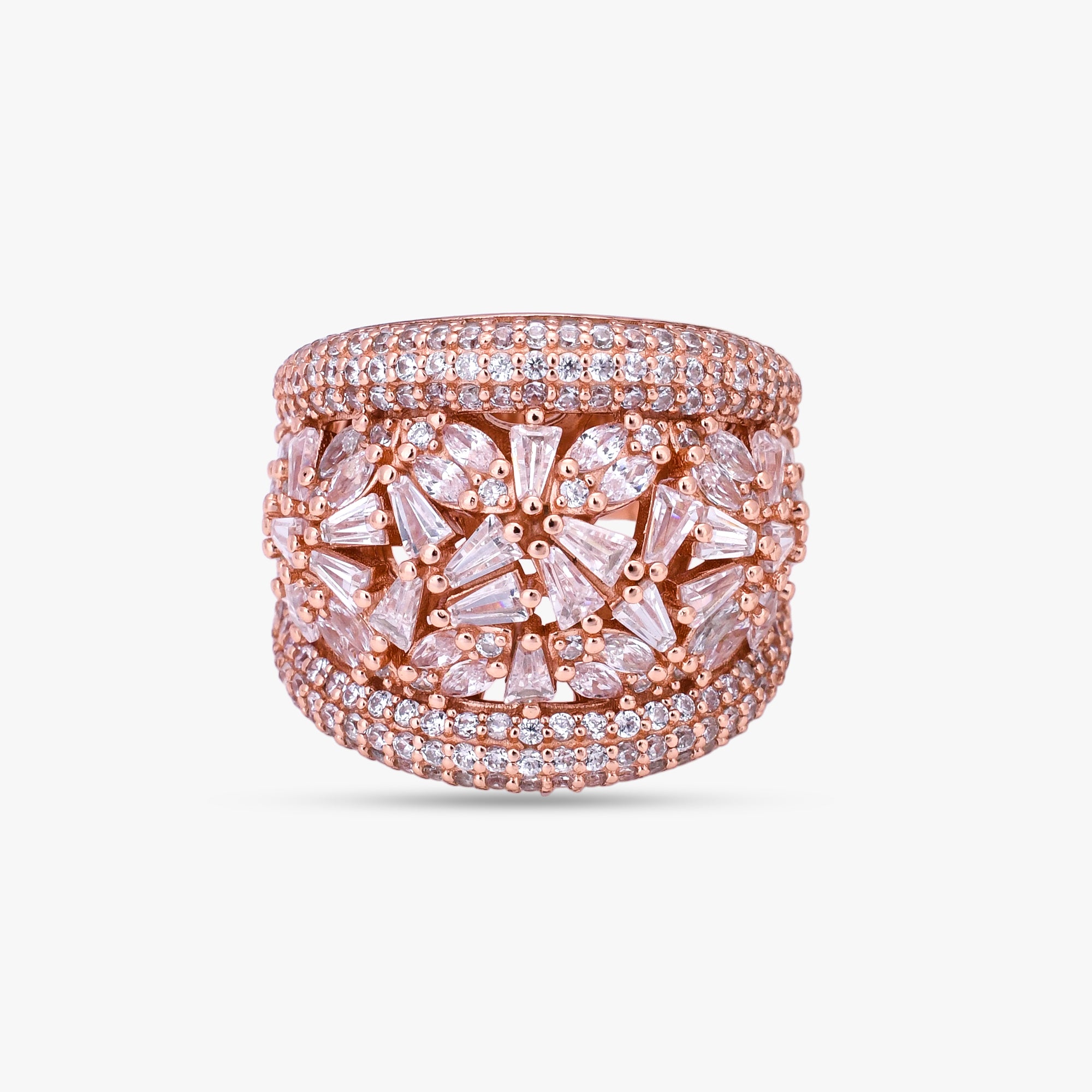 Rose Gold Statement Ring