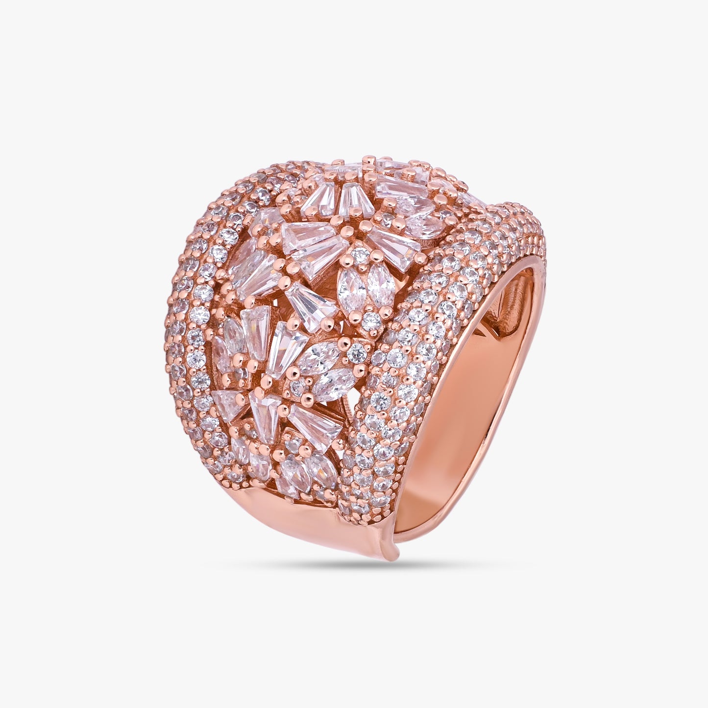 Rose Gold Statement Ring