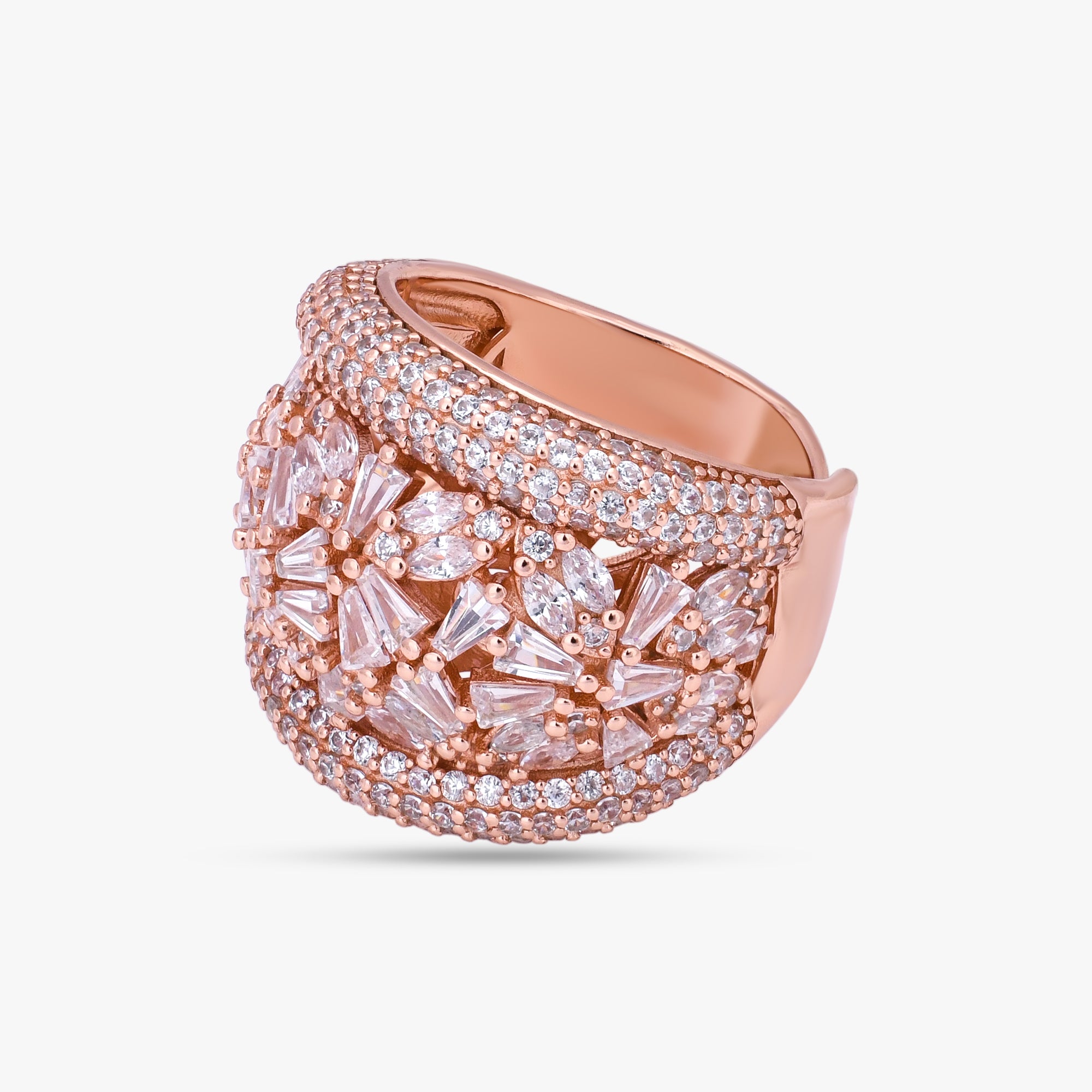 Rose Gold Statement Ring