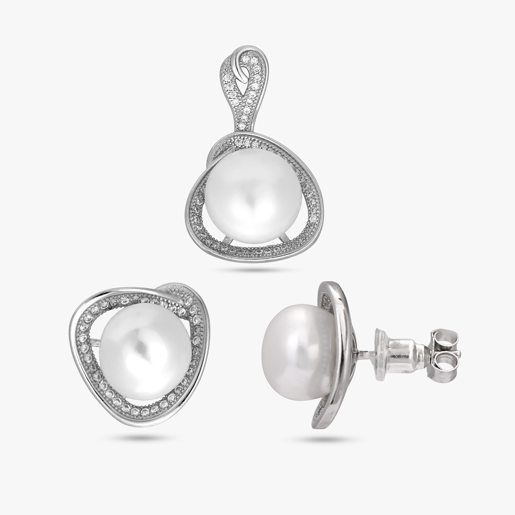 Aura Pearl Pendant Set