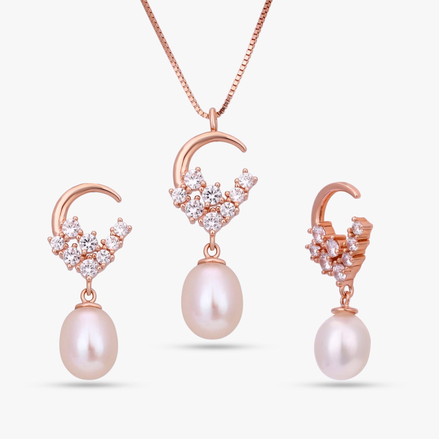 Floral Pearl Jewellery Set