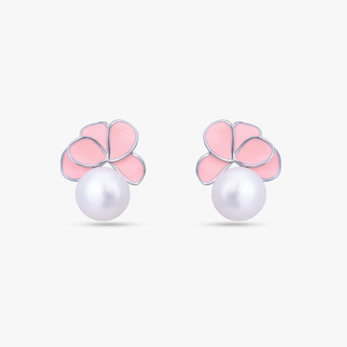 Load image 1 in gallery view. Pink Floral Jewelry Set