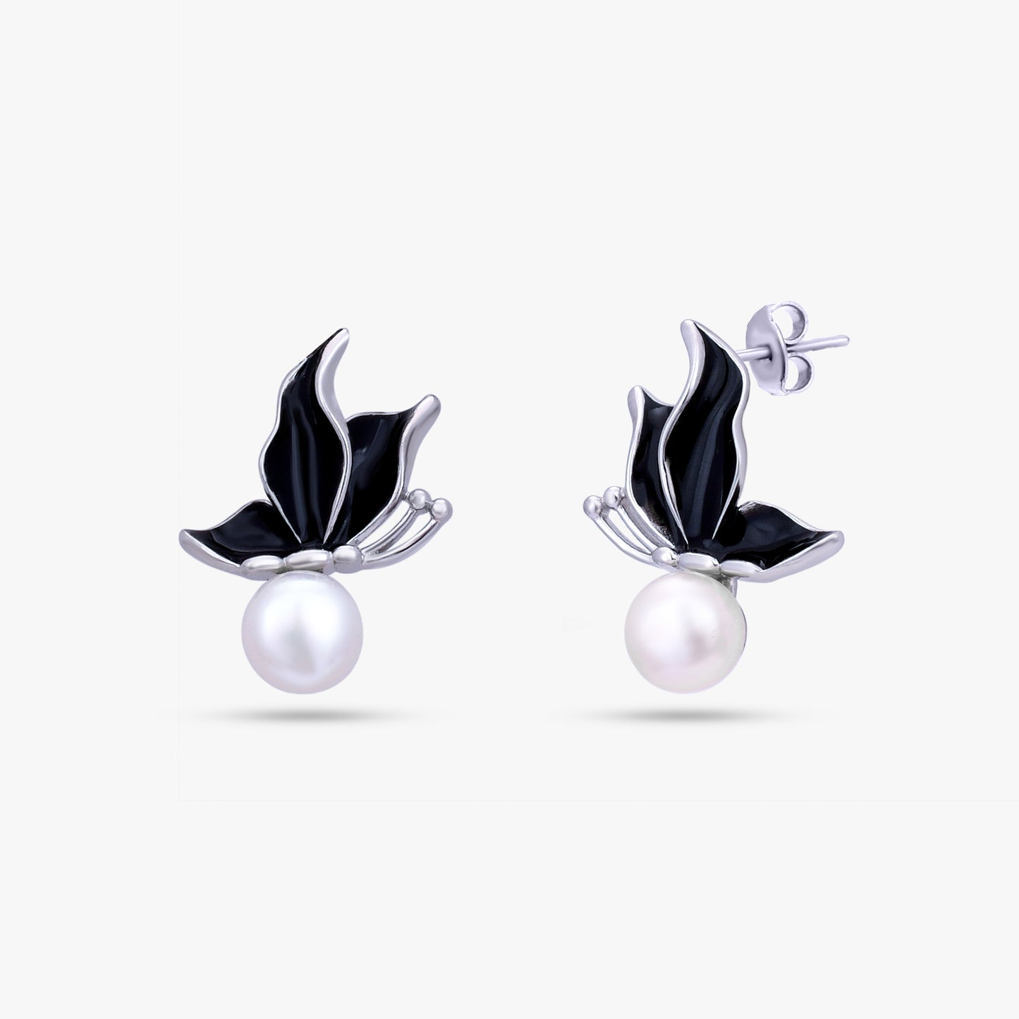 Enamel Wing Pearl Set