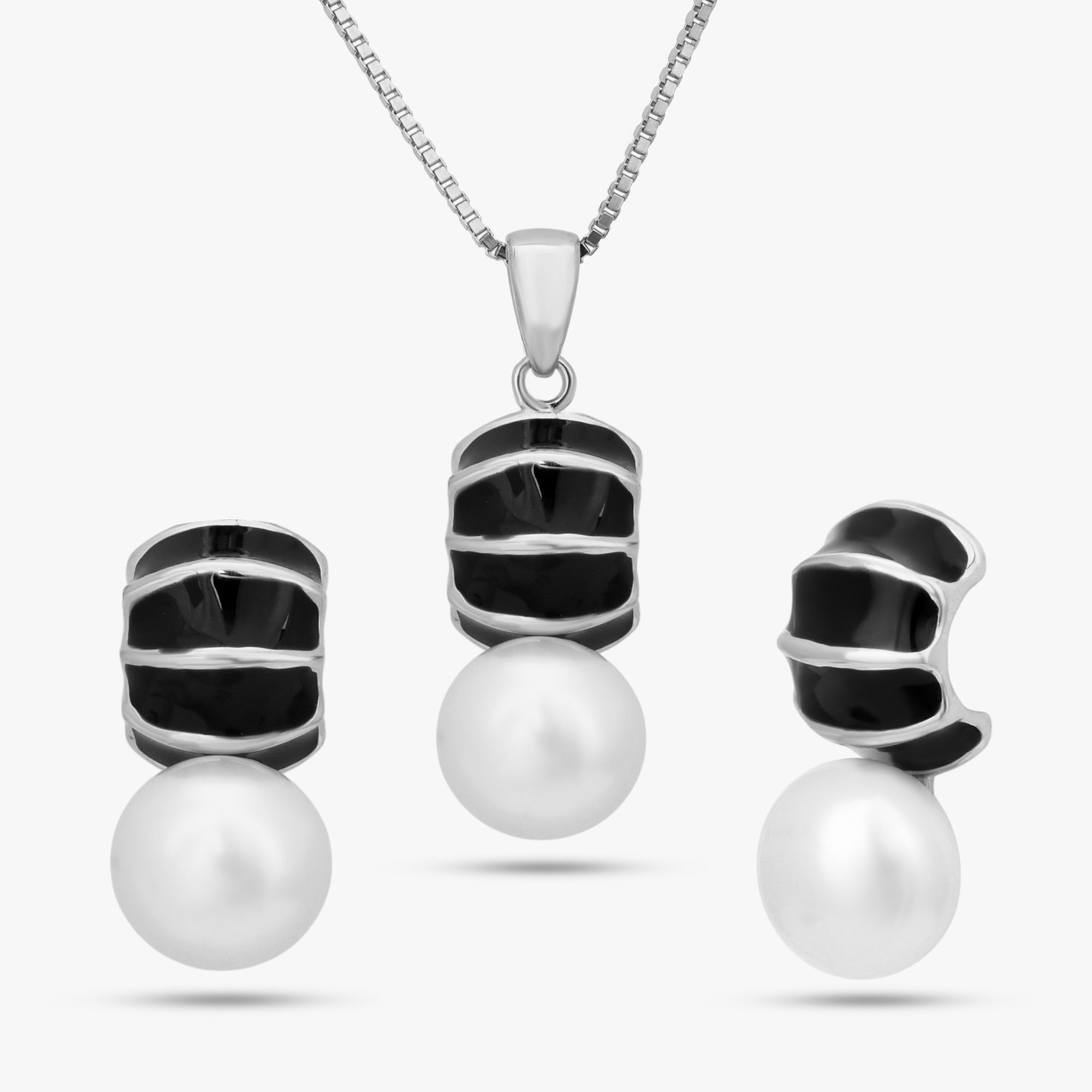 Elegant Pearl Jewelry Set