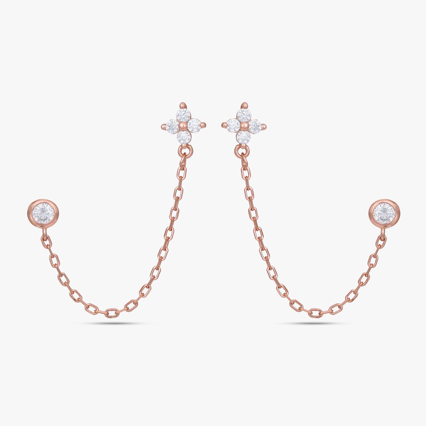 Luna Linked Drop Earrings