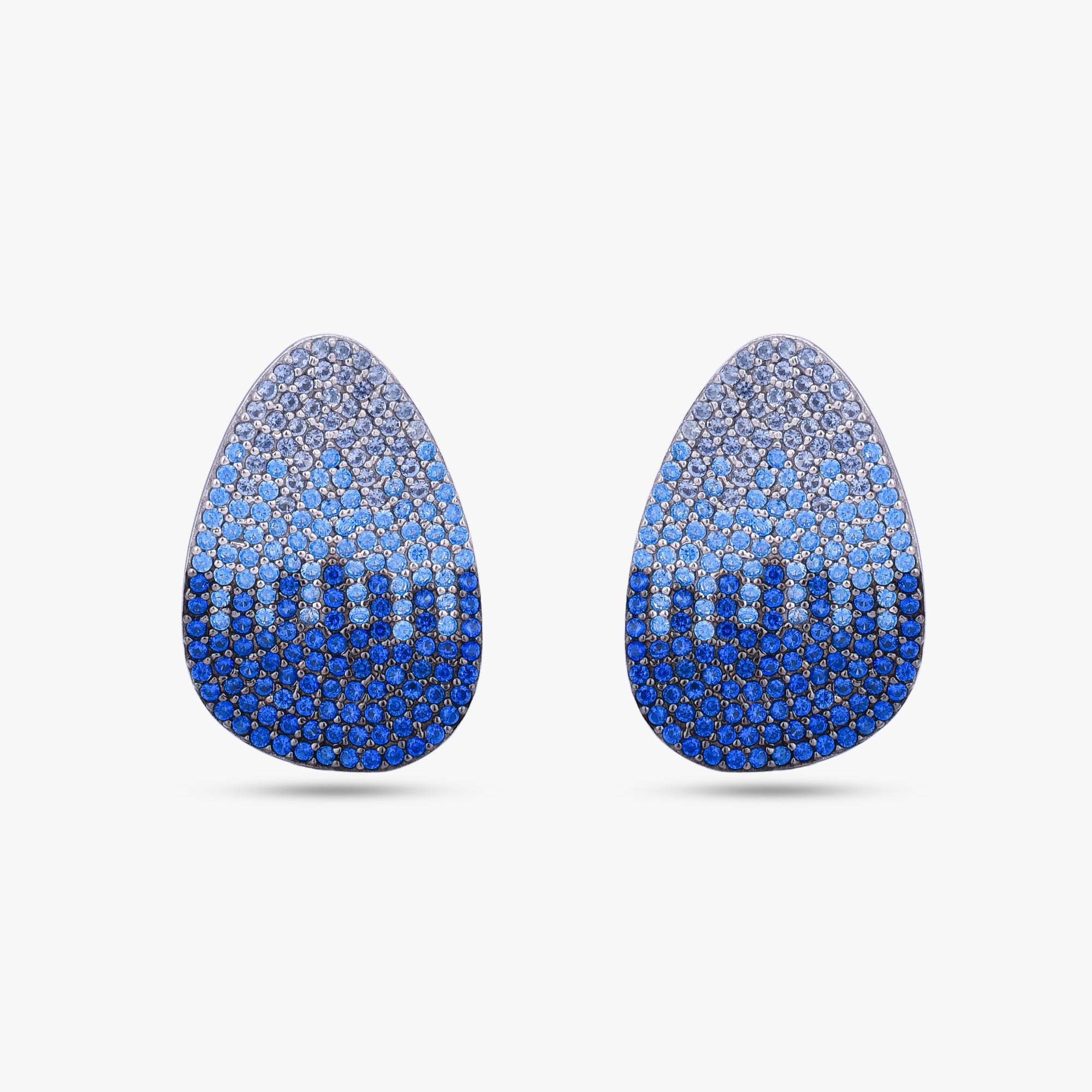 Blue Ombre Teardrop Earrings