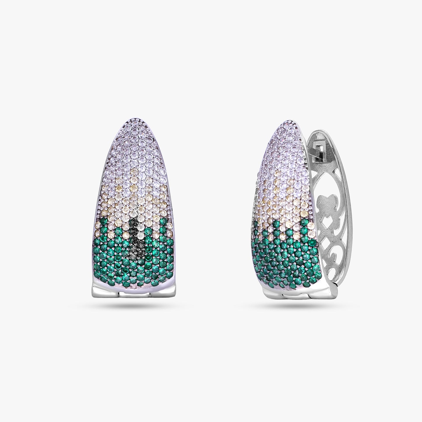 Ombre Gradient Teardrop Earrings