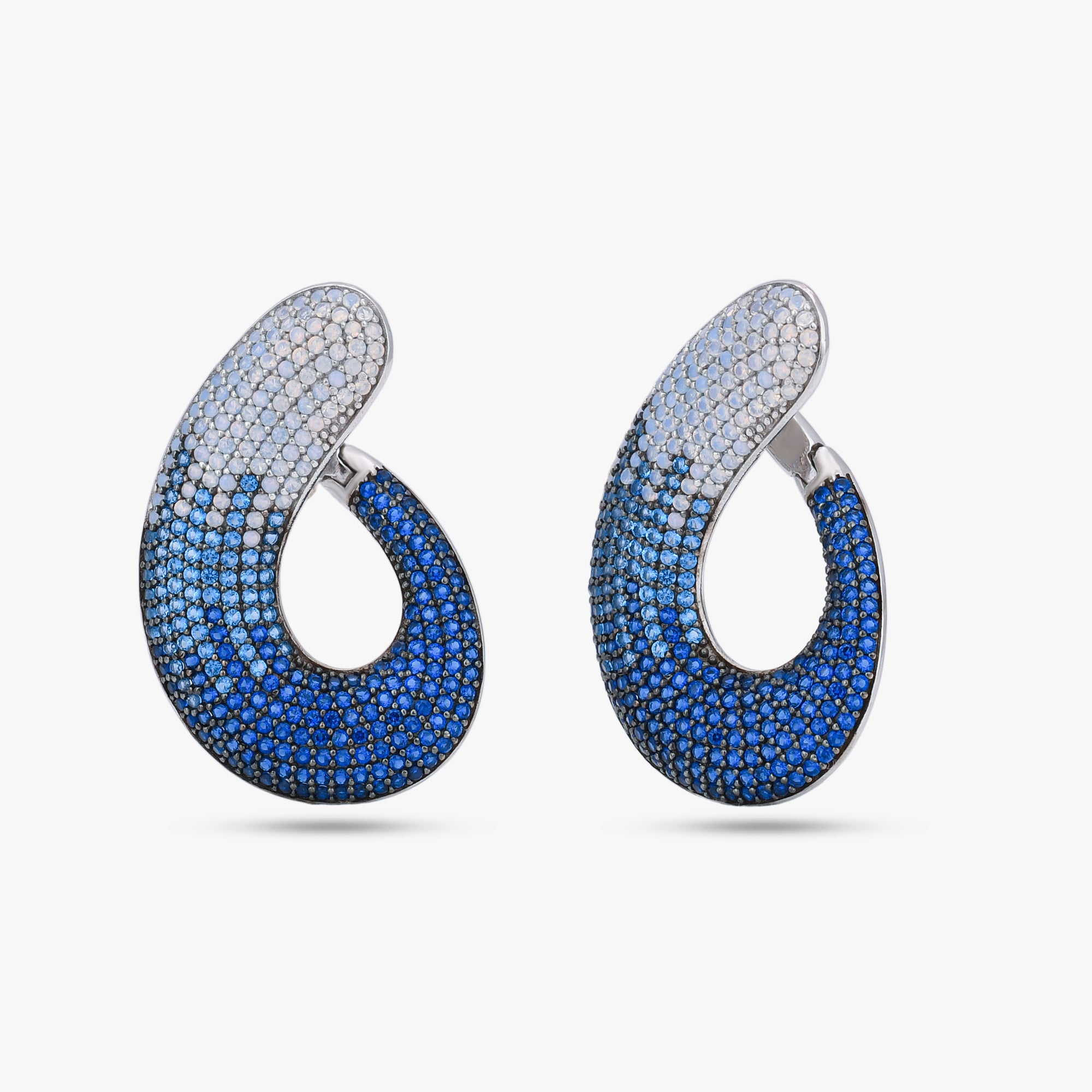 Blue Ombré Drop Earrings