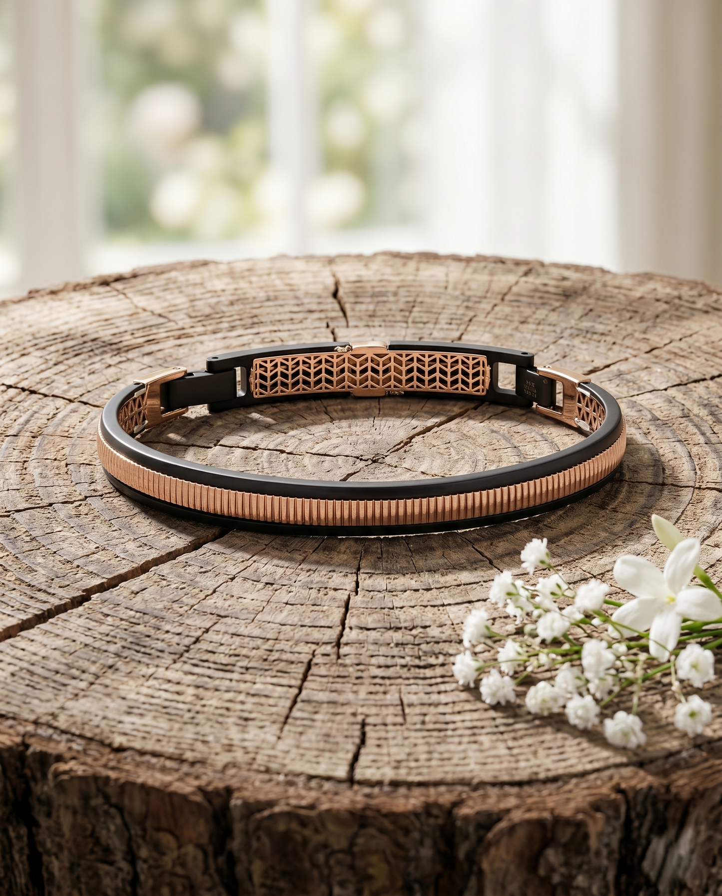 Sleek Rose Gold Bangle