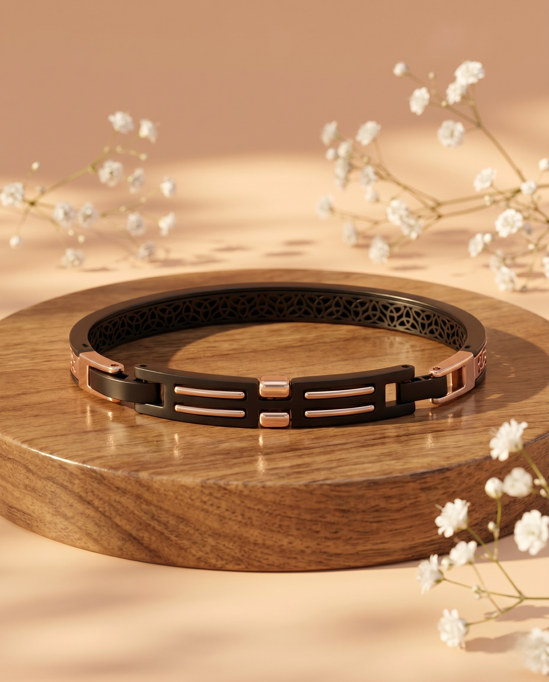 Italian Designer Rose-Gold Kada