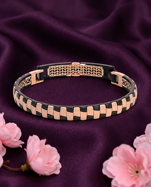 Load image 1 in gallery view. Modern Bicolor Link Bracelet