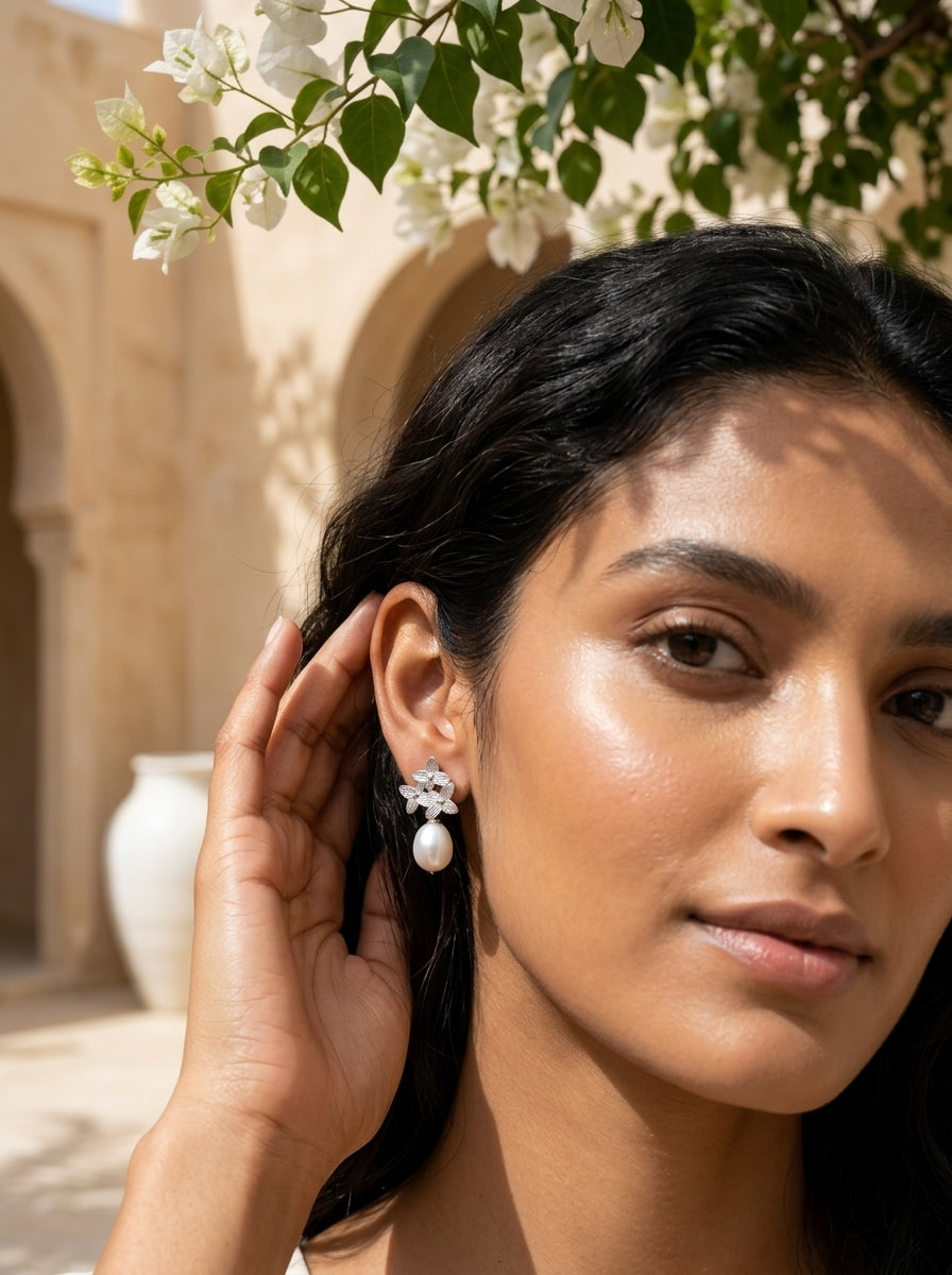Jasmine Pearl Earrings