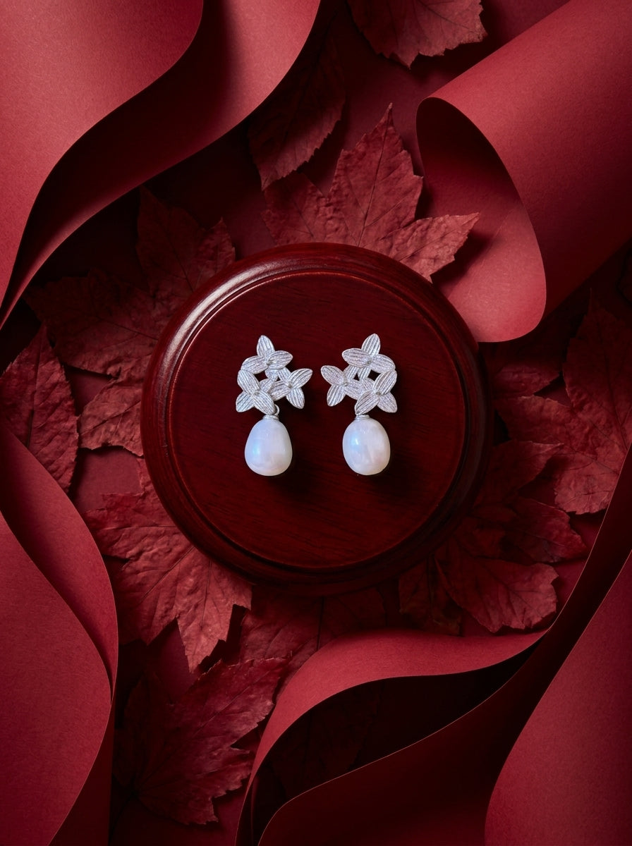 Jasmine Pearl Earrings