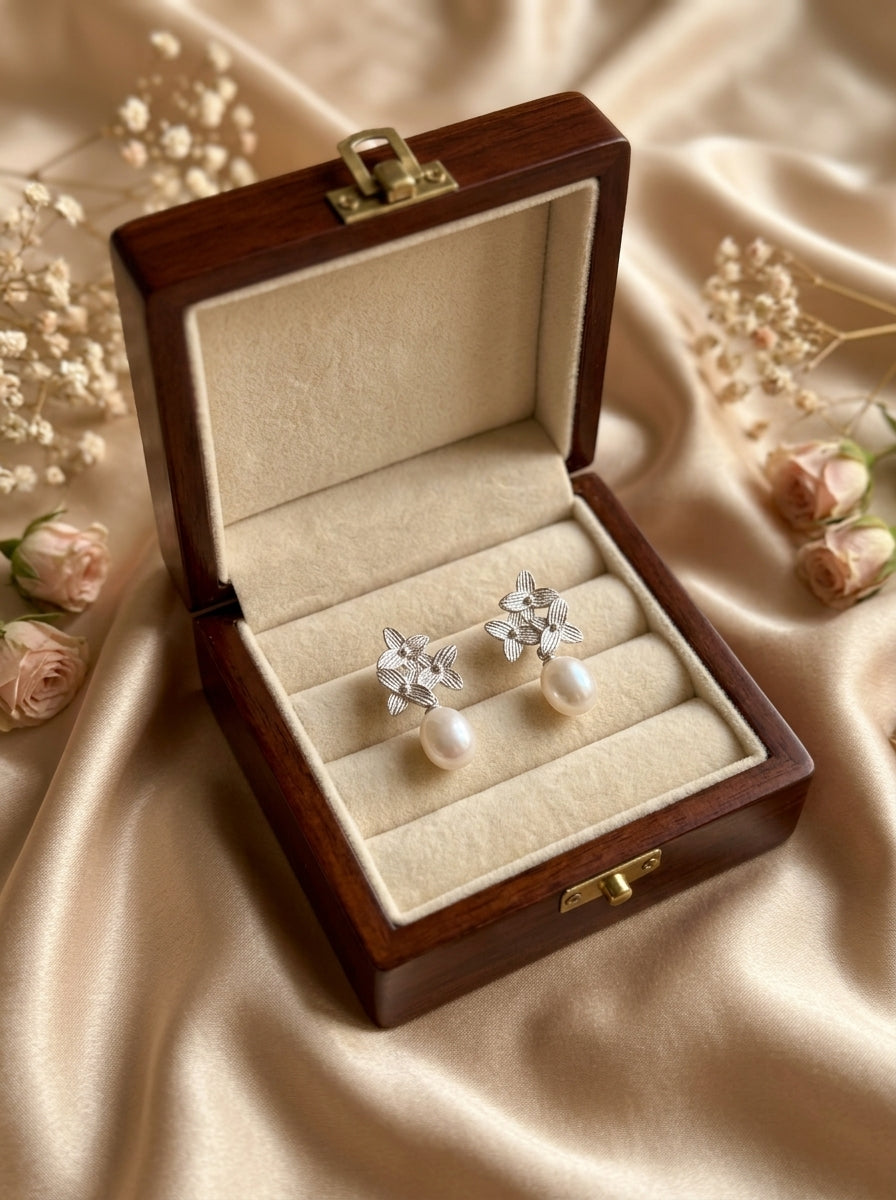 Jasmine Pearl Earrings