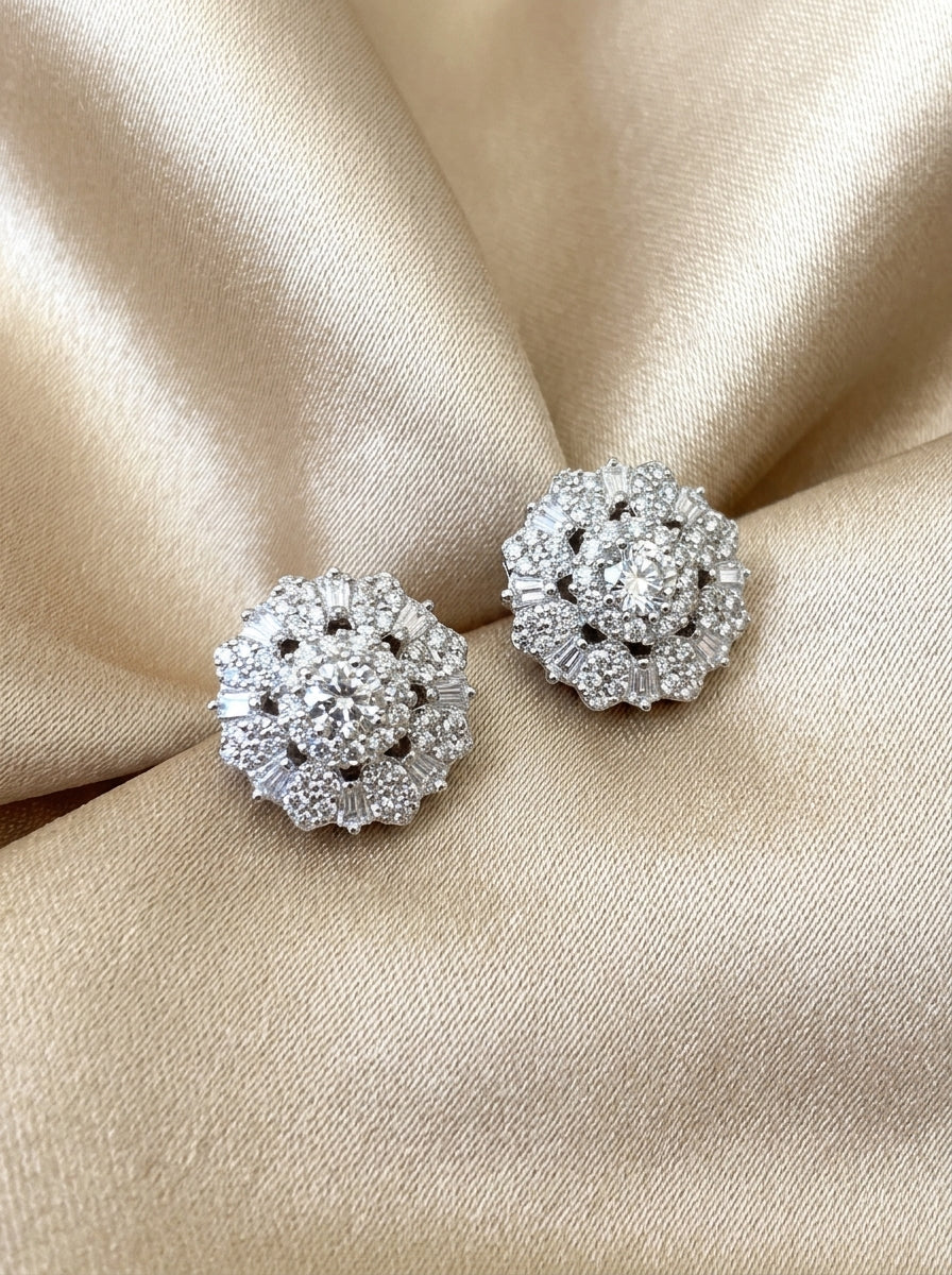 The Blossom Solitaire Studs