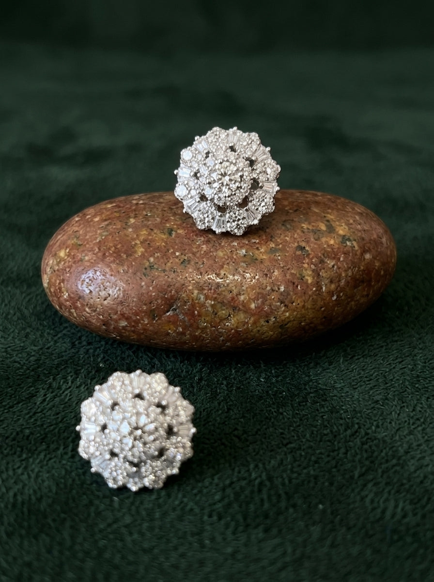 The Blossom Solitaire Studs