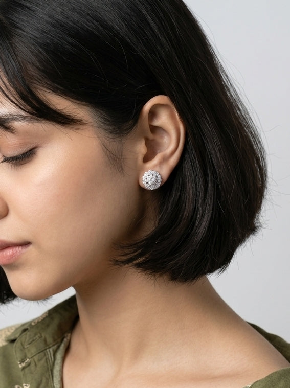 The Blossom Solitaire Studs