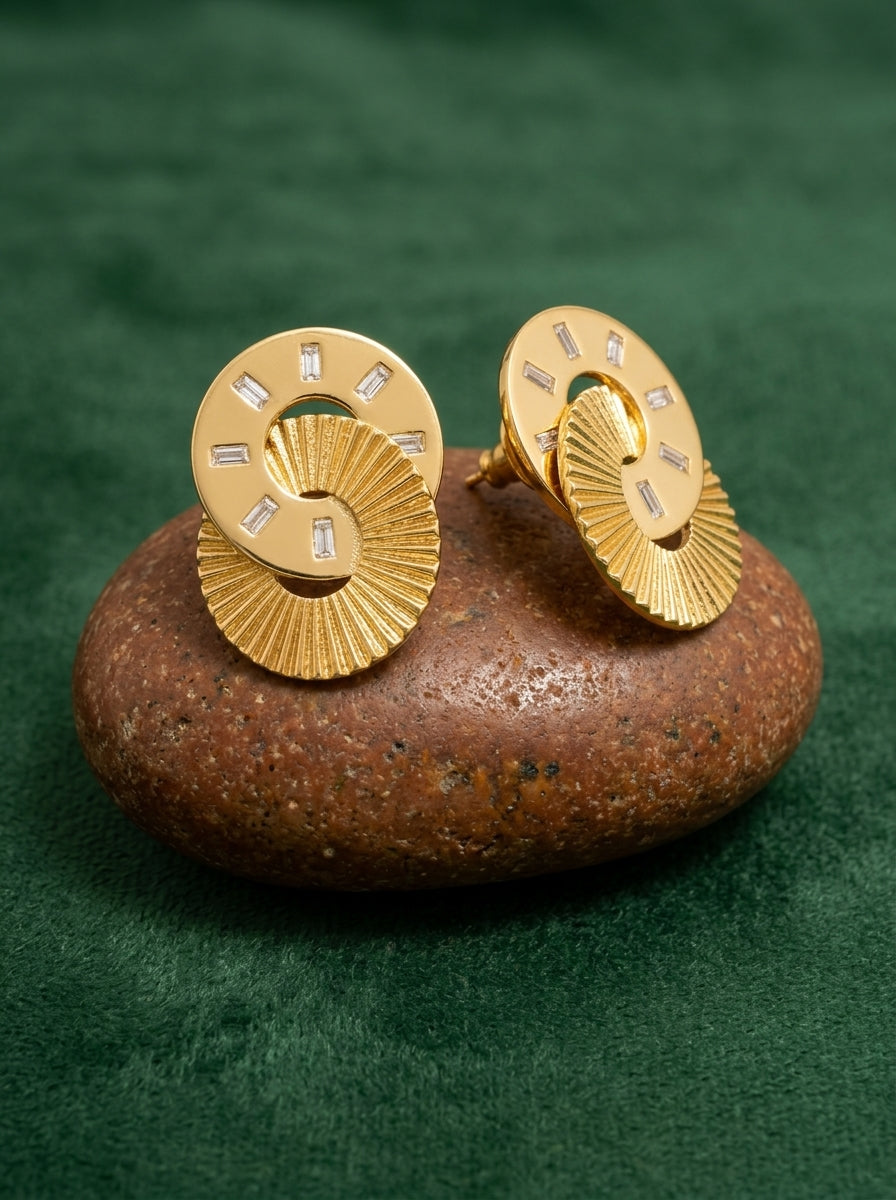 Radiant Spiral Studs