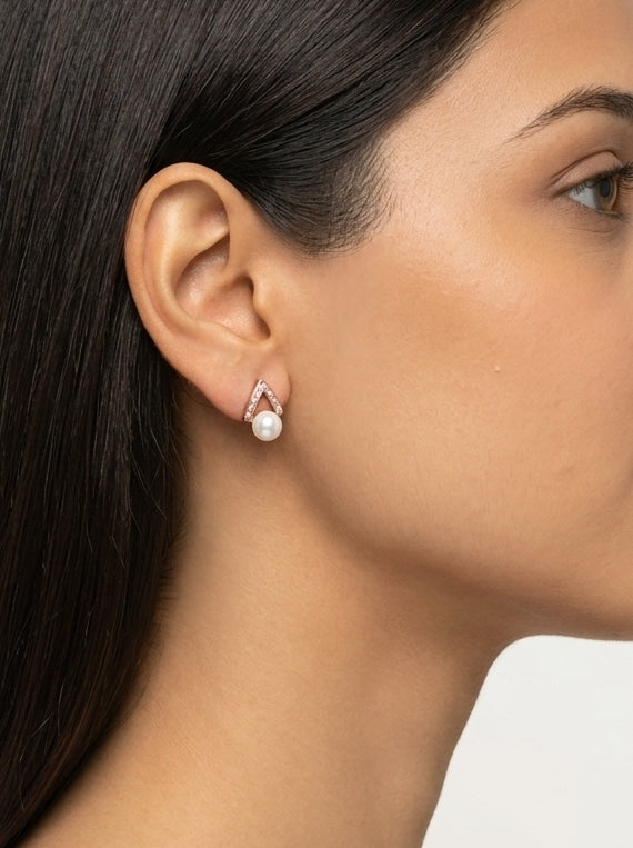 Chevron Halo Earrings