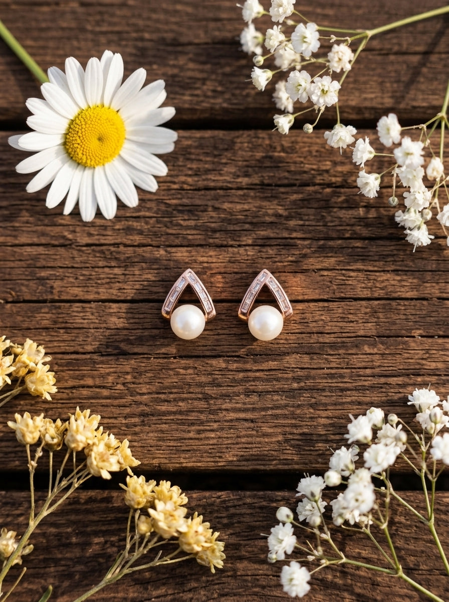 Chevron Halo Earrings