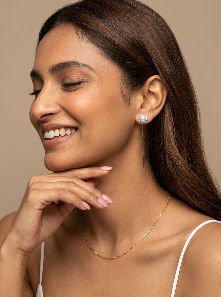 Luminous Drop Earrings