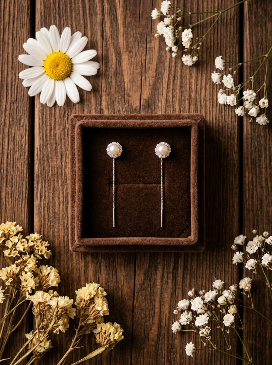 Luminous Drop Earrings