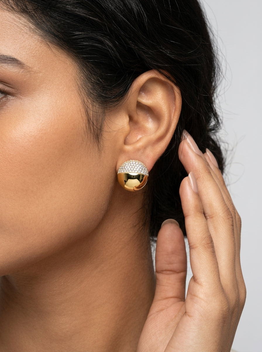 Eclipse Gold Studs